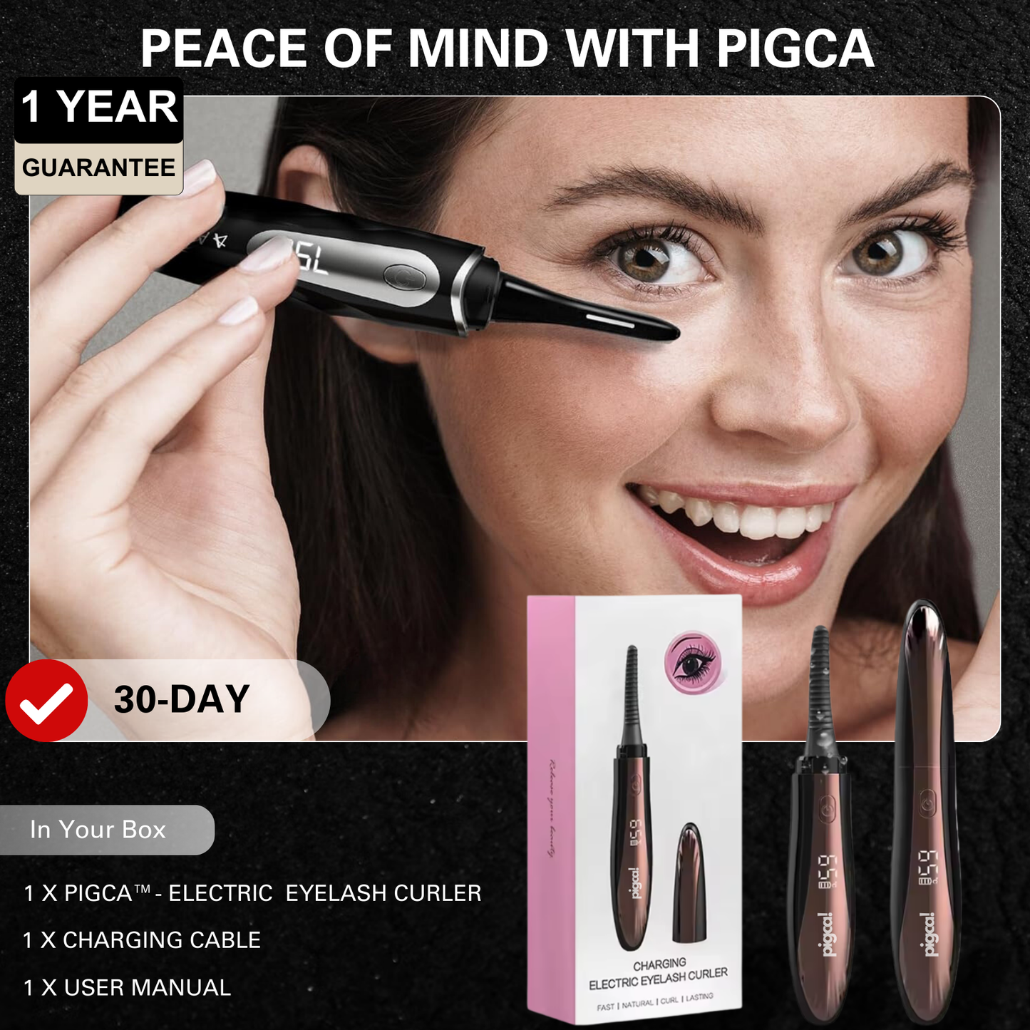 Effortless Curl: Quick Heat Eyelash Curler