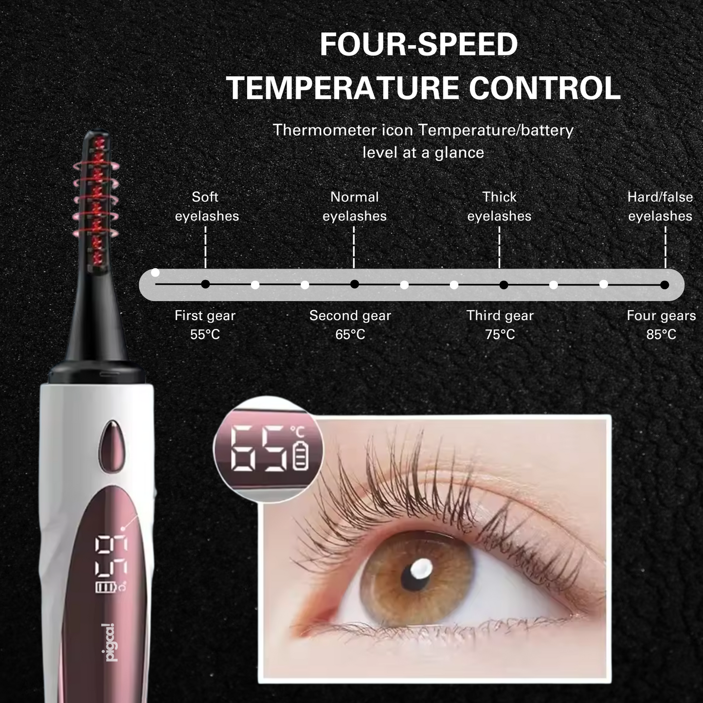 Effortless Curl: Quick Heat Eyelash Curler