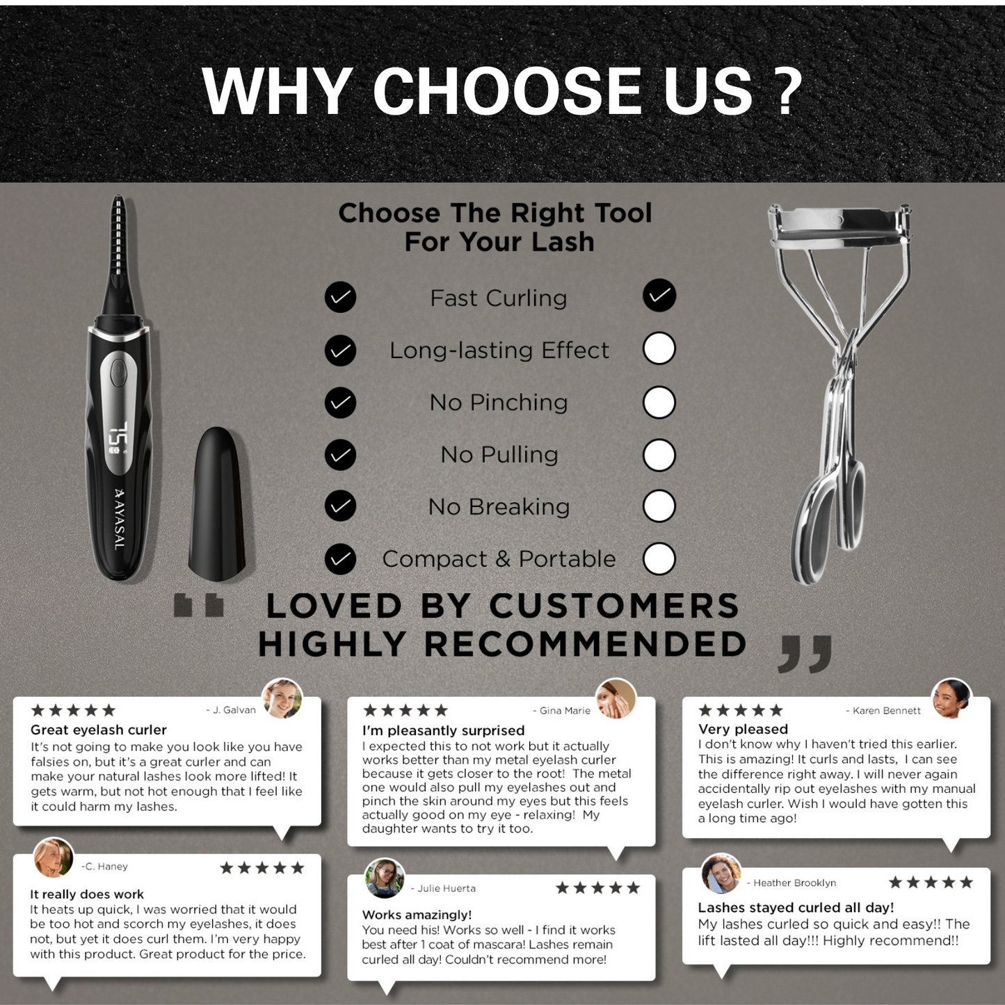 Effortless Curl: Quick Heat Eyelash Curler