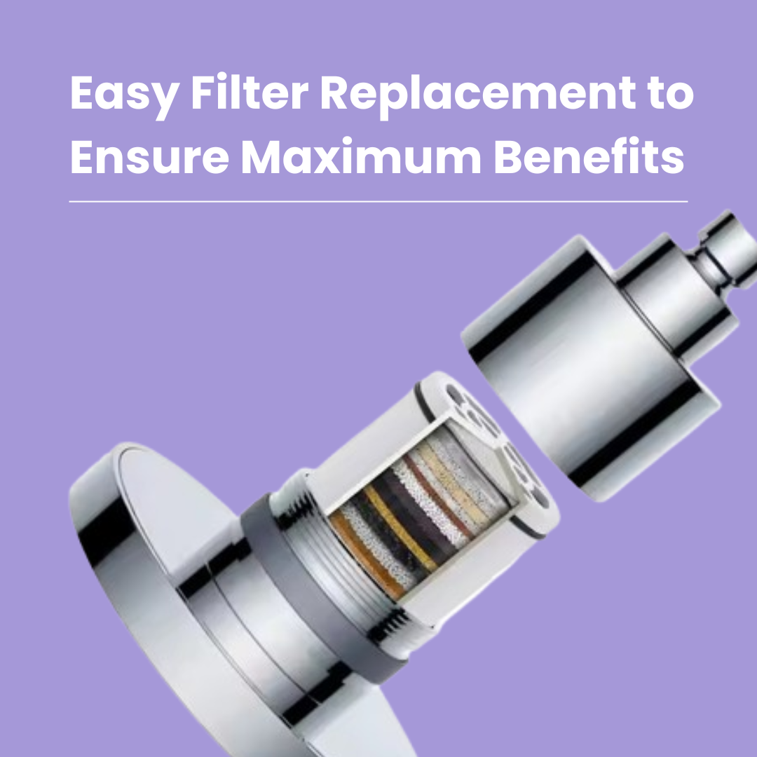 Filtered Shower for Cleaner Water