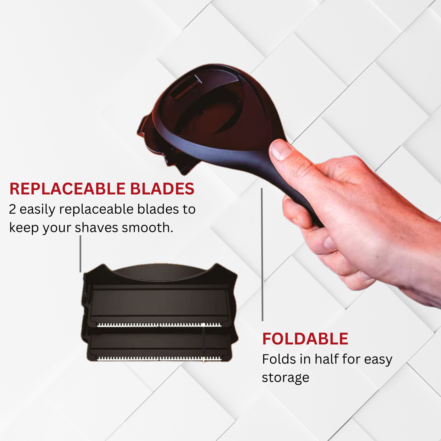 Effortless Back Grooming Shaver