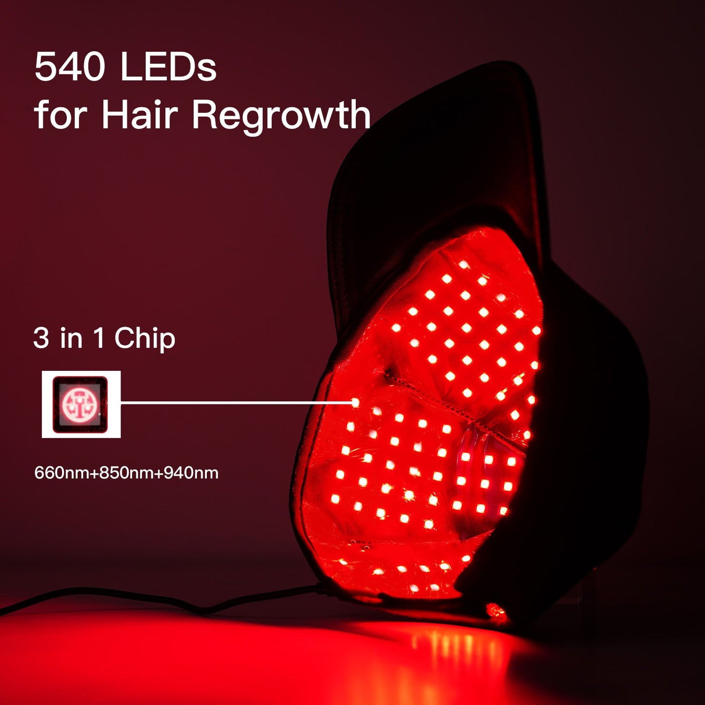 Red Light Comb for Fuller Hair