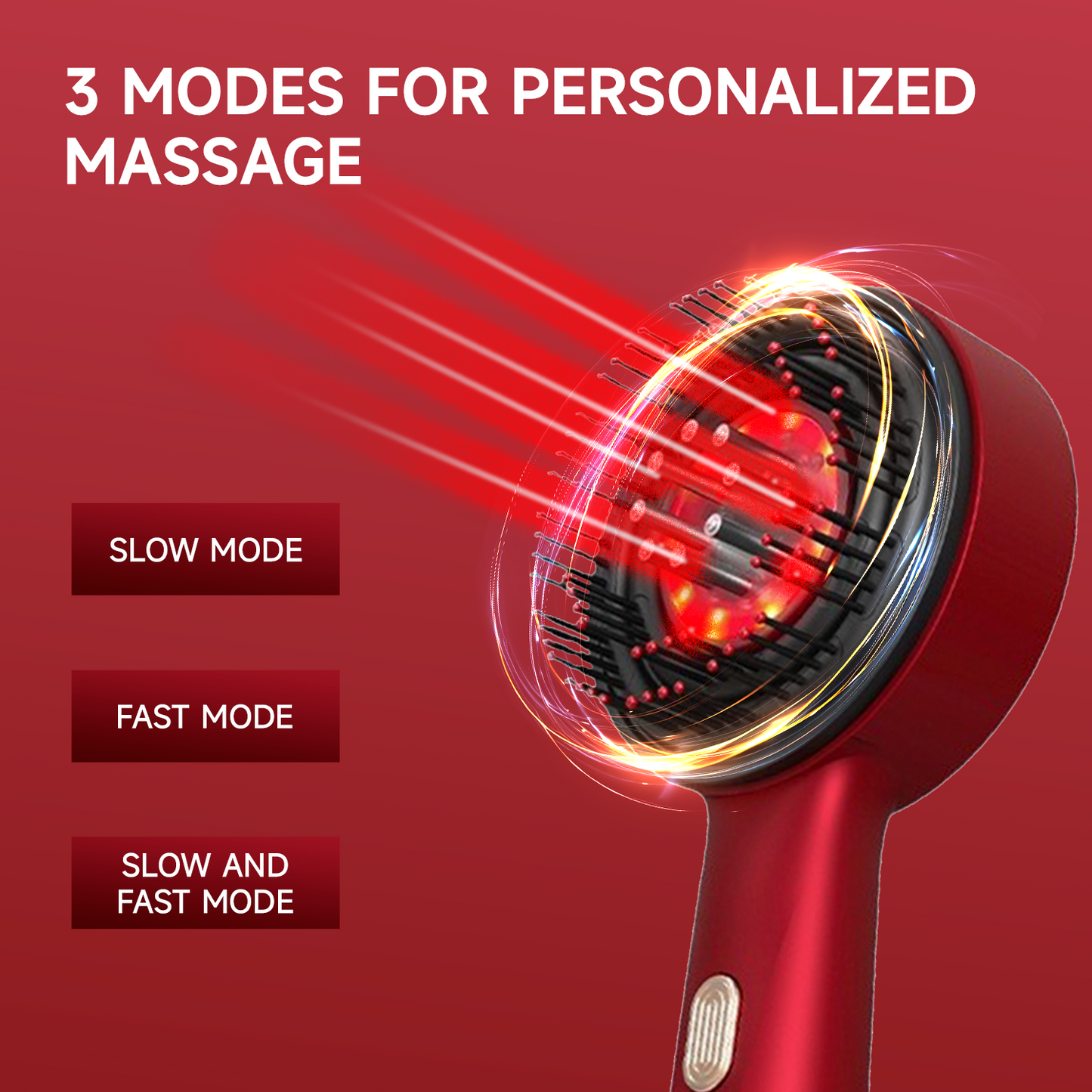 Red Light Comb for Fuller Hair